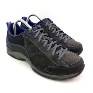 Dansko Sabrina Womens Size EU 40 US 9.5-10 Gray Purple Leather Sneaker Shoes